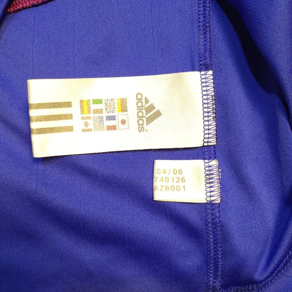Zidane France 2006 WORLD CUP Home Soccer Jersey Shirt L SKU# 740126 AZB001 - Picture 6 of 8